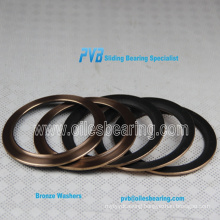 Bronze Washer,Brass collar bushing,PTFE coated thrust washer